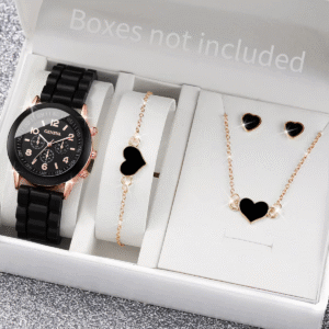 Women quartz watch jewelry set