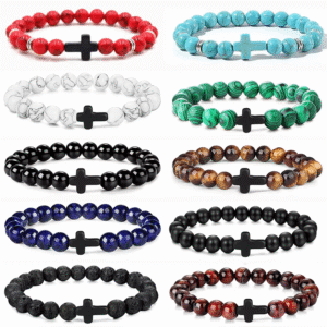 Natural Stone Beaded Bracelet for Men & Women | Couple Jewelry