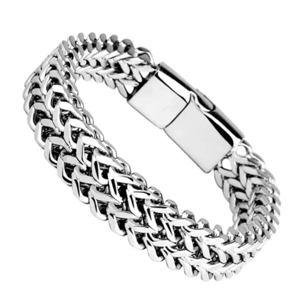 Unisex Stainless Steel Magnetic Buckle Chain - Image 2