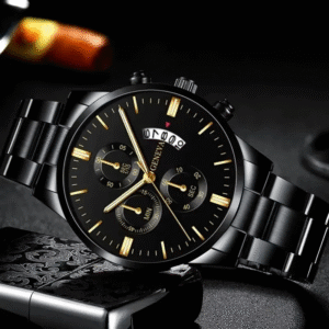 Men’s Stainless Steel Quartz Watch