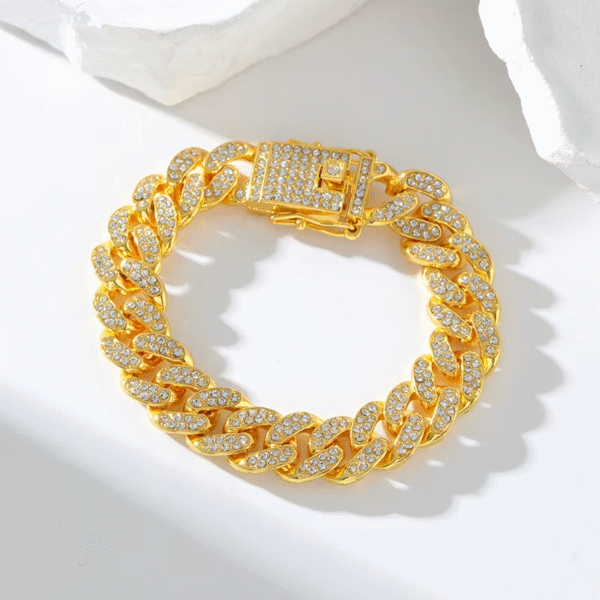 Trendy Stainless Steel Women’s Chain Bracelet with Lobster Clasp - Image 4