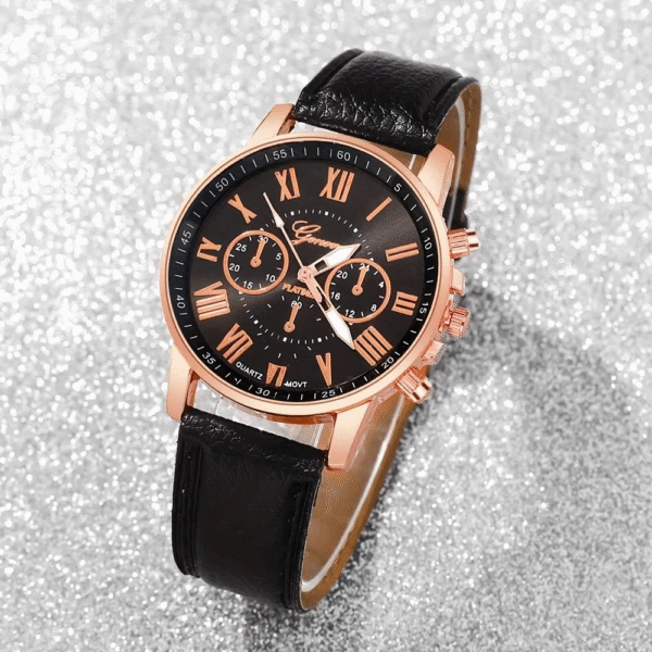 Women’s Fashion Sports Quartz Watch Set 3-Piece - Image 4