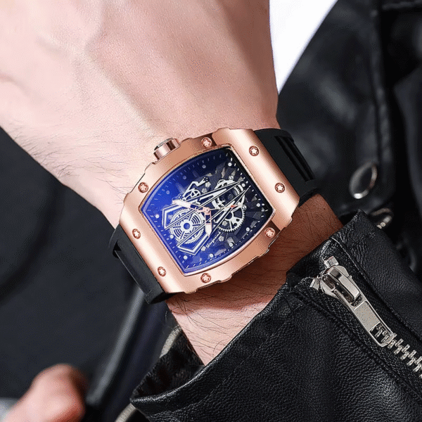 Luxury Men’s Quartz Watch Casual Silicone Sport - Image 2