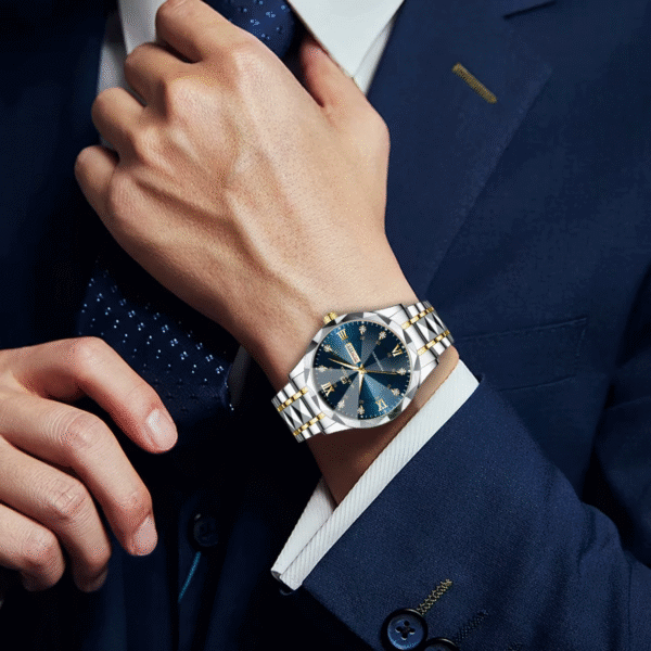 Men’s Luxury Stainless Steel Watch