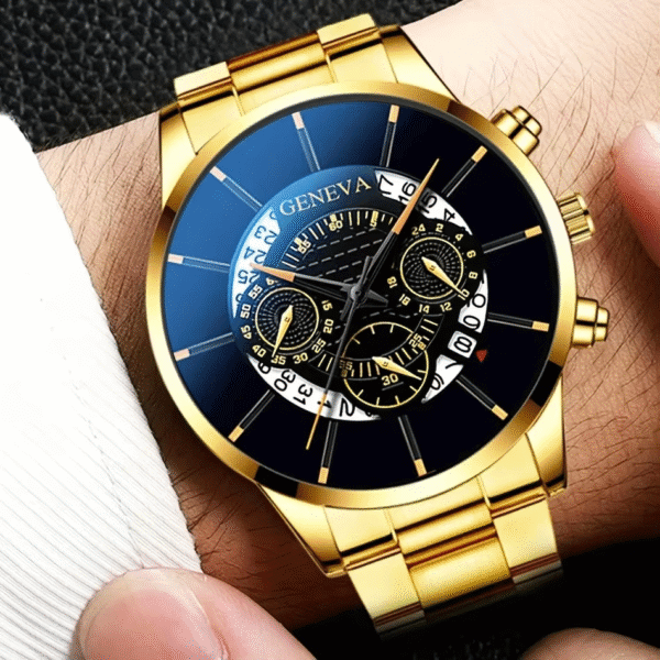 Men’s 3-Piece Quartz Watch Stainless Steel - Image 3